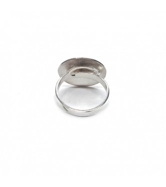 R002309 Custom Engraved Sterling Silver Ring Solid Genuine Hallmarked 925 Handmade
